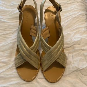 COPY - J.Crew Marcie Metallic Sandal